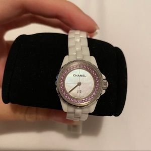 Chanel Limited Edition J12 30mm Watch with Pink Sapphires